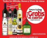 Ofertas Soriana de 4×3 en ron, whisky, botanas Barcel y más del 29 de marzo al 2 de abril