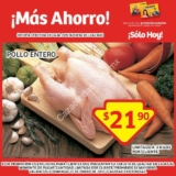 Soriana Oferta del día 25 de enero: pollo entero a $21.90 el kilo