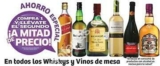 En Soriana 2×1½ en todos los whiskys y vinos de mesa