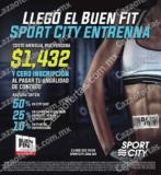 Ofertas Sport City el Buen Fin 2016: $0 de inscripción, 50% en City Café, cupón de 25% en Martí y 10% en puntos