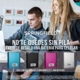 Batería GRATIS en compras superiores a $2,500 en Springfield