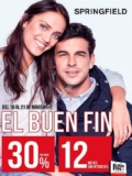 Ofertas Springfield El Buen Fin 2016: 30% de descuento en todo + 12 meses sin intereses
