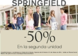 En Springfield segunda prenda a mitad de precio del 4 al 13 de marzo