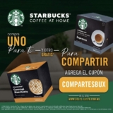 Promoción Starbucks 2×1 en cápsulas Nescafé Dolce Gusto este fin de semana