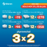 3×2 en focos LED en Steren sólo hasta hoy