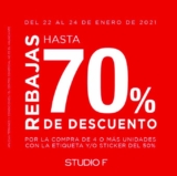 Rebajas Studio F 2021: hasta 70% de descuento llevando varias prendas