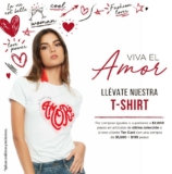 Promoción Studio F San Valentín: Playera edición especial gratis con tus compras