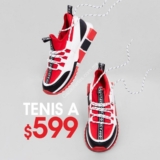 En Studio F todos los tenis a $599 pesos