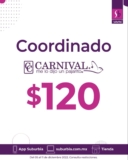 Suburbia Artículo de la Semana 5 al 11 de diciembre: coordinado Carnival a $120