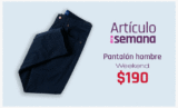 Suburbia Artículo de la Semana 13 al 19 de julio: pantalón para hombre Weekend a $190