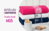 Suburbia Artículo de la Semana 4 al 10 de enero 2021: toalla solá a $65