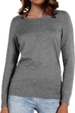 Suéter gris para mujer baja a un gran precio