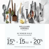 Rebajas Summer Sale Williams Sonoma: Hasta 20% de descuento o hasta 15% + 15 msi