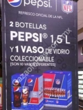 En Superama vaso NFL Gratis al comprar 2 Pepsi 1.5 litros