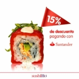 15% de descuento al pagar con tu tarjeta Santander en Sushi Itto