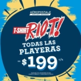 T-Shirt Riot Aeropostale: Todas las playeras a $199 este fin de semana largo