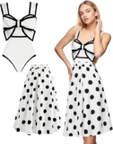 Combo playero de traje de baño + falda para mujer en su precio más bajo