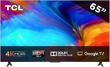 Pantalla LED TCL Smart Google TV 4K UHD de 65 pulgadas baja a su menor precio