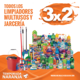 Promociones Temporada Naranja 2018: 3×2 en limpiadores multiusos y jarciería