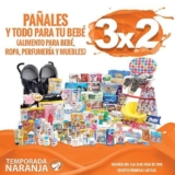 Ofertas Temporada Naranja 2018: 3×2 en pañales y artículos de bebé