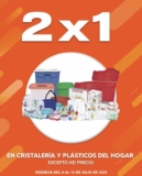 Temporada Naranja 2020: 2×1 en cristalería y plásticos de hogar