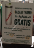 Descuento permanente en bebidas si compras termo o taza en Krispy Kreme