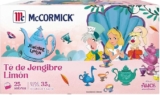 Té de jengibre con limón McCormick con 25 sobres baja a un precio bajísimo