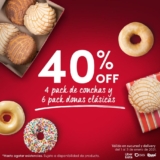 Promoción Tim Hortons Año Nuevo: 40% de descuento en packs de conchas y donas