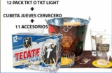 12 de Tecate Regala Cubeta con accesorios Soriana