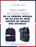 En Tommy Hilfiger llévate una mochila gratis con tus compras