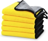 Paquete de 5 toallas de microfibra para limpieza profesional bajan de precio