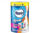 Toallas de papel Regio Rinde+ con 250 hojas baja a un excelente precio