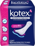 Kotex Maxi pantiprotectores extra largos con 50 piezas bajan a un super precio