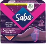 Saba Buenas Noches Panties Nocturnos desechables con 3 piezas bajan de precio