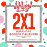 En Todomoda 2×1 en accesorios de invierno (gorros, bufandas y guantes)