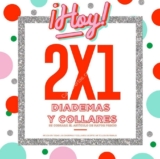 En Todomoda 2×1 en diademas y collares del 28 al 30 de noviembre