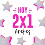 En Todomoda 2×1 en aretes solo hoy 21 de diciembre