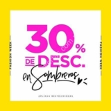 Promoción Todomoda Fashion Week 2017: 30% de descuento en sombreros