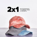 Rebajas Todomoda de 2×1 en gorras y pashminas y 30% de descuento en bolsas