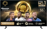 Pantalla Uled MiniLED Hisense Smart Google TV 4K UHD de 55 pulgadas baja a su menor precio + 24 meses sin intereses