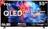 Pantalla QLED Pro TCL 55Q5K Smart Google TV 4K UHD de 55 pulgadas modelo 2025 baja a su menor precio