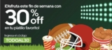 Código Uber Eats Super Bowl de 30% de descuento en todos los restaurantes