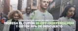 Código Under Armour Independencia de 30% de descuento en artículos seleccionados