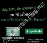 Agranda tu bebida gratis en Starbucks al pagar con la tarjeta American Express