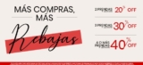 Vanity Rebajas de Verano 2020: del 20% al 40% de descuento adicional comprando 2 prendas o más