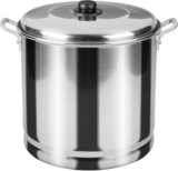 Vaporera de aluminio Ekco de 34 cm a mitad de precio