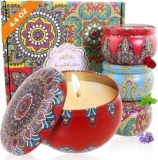 Juego de 4 velas aromáticas decorativas grandes bajan de precio