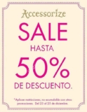 Venta especial Accessorize: Hasta 50% de descuento este fin de semana