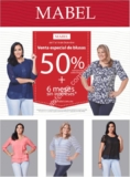 Venta especial de blusas Mabel: 50% de descuento + 6 meses sin intereses en blusas