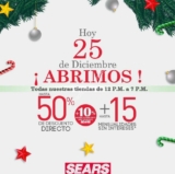 Venta Especial Sears 25 de diciembre: Hasta 50% de descuento + hasta 15 msi